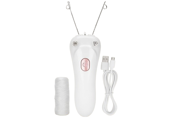 Butterfly design electric threading epilator