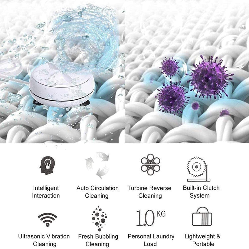 2 in 1 mini washing machine